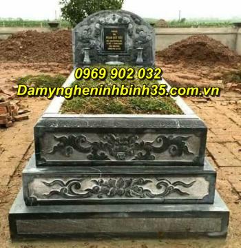 Mẫu mộ tam cấp bằng đá đẹp bán tại Quảng Ninh