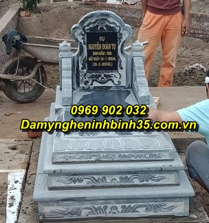 Báo giá các mẫu mộ tam cấp bằng đá đẹp bán tại Quảng Ninh