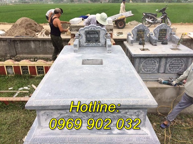 Báo giá mẫu mộ bằng đá đẹp nguyên khối giá rẻ bán tại Cao Bằng