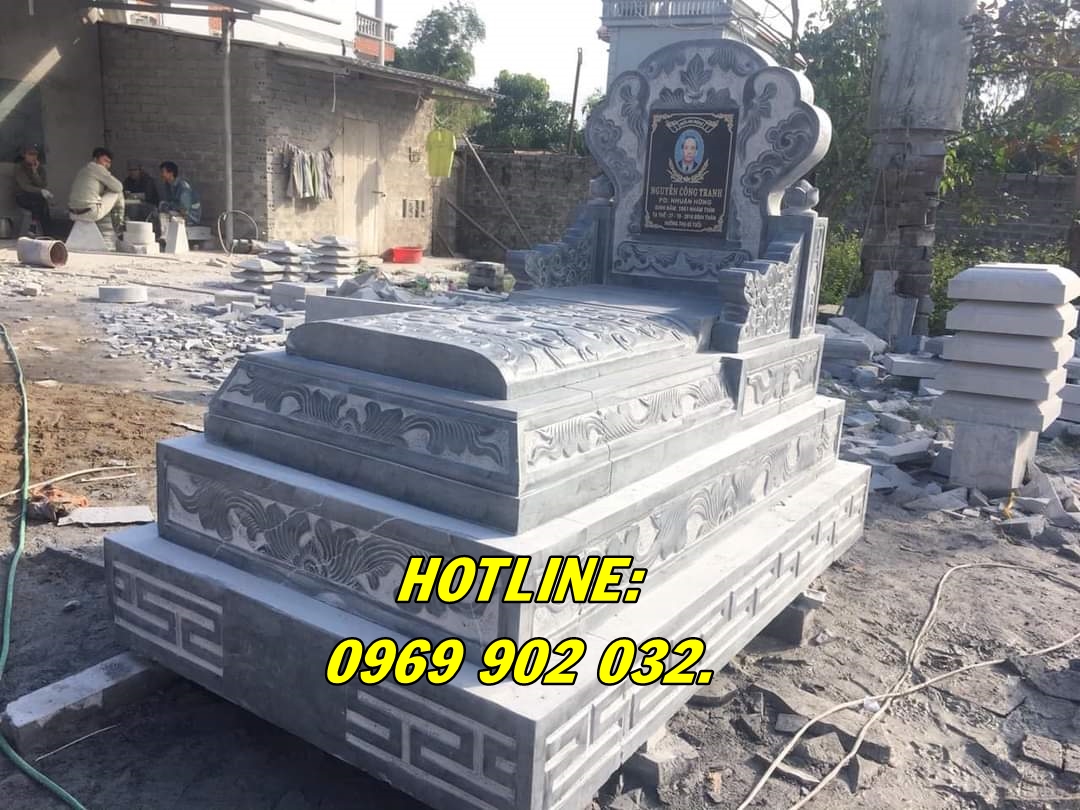 Báo giá Mẫu mộ đá tam cấp đẹp giá rẻ bán tại Hà Nội