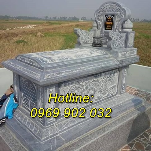 Báo giá mộ đá đẹp bán tại Bắc Giang chuẩn kích thước phong thủy