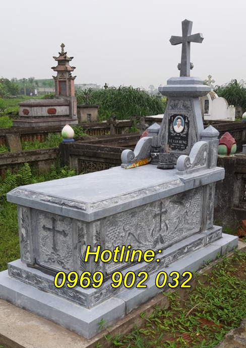 Địa chỉ sản xuất lắp đặt mẫu mộ bằng đá tự nhiên đẹp bán tại Sơn La