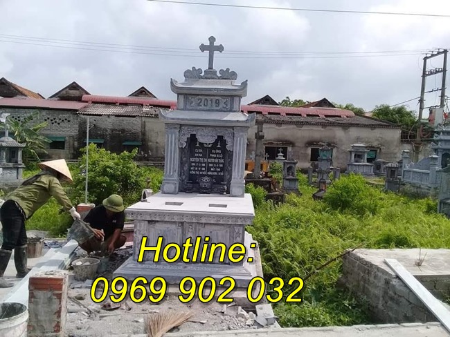Địa chỉ thi công lắp đặt mộ đá đẹp tự nhiên giá rẻ bán tại Tiền Giang