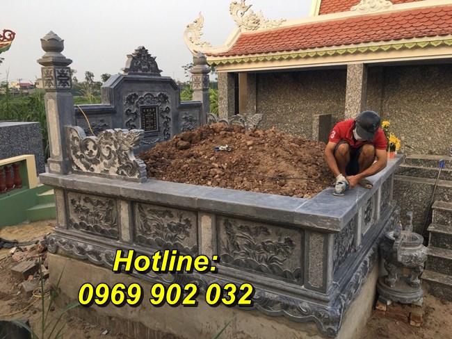 Giá thành của mẫu mộ bằng đá nguyên khối đẹp bán tại TP Hồ Chí Minh