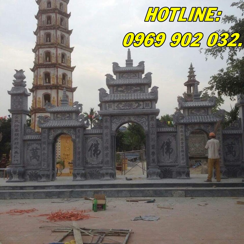 Giá thành của những mẫu cổng đá Tam Quan đẹp bán tại Bắc Ninh