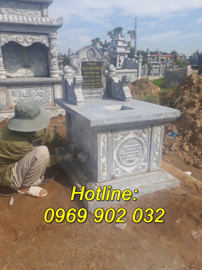 Giá thành của những mẫu mộ bằng đá giá rẻ bán tại Phú Thọ