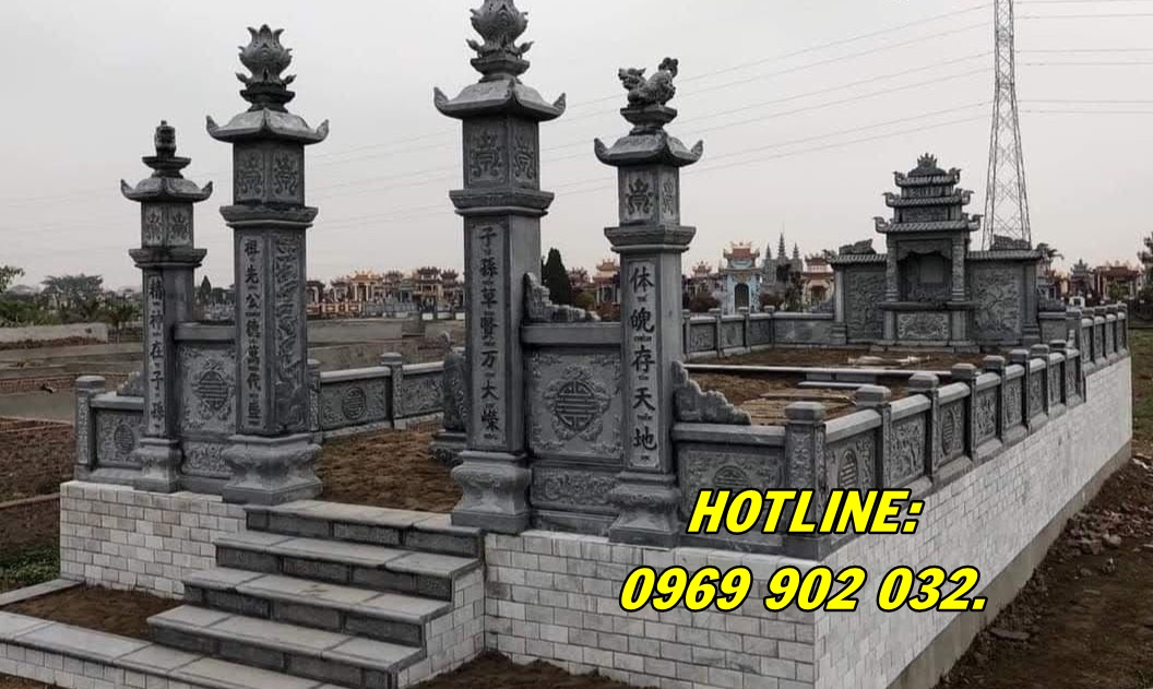 Khu lăng mộ bằng đá đẹp giá rẻ bán tại Tiền Giang