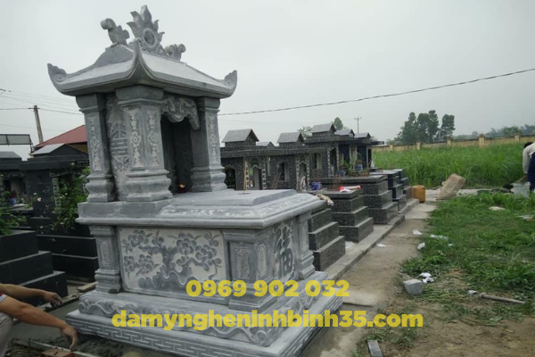Giá thành của những mẫu mộ đá một mái đẹp giá rẻ bán tại Thanh Hóa