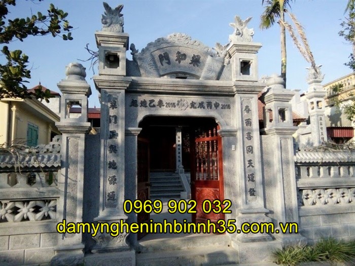 Mẫu cổng chùa đẹp tại Hải Dương