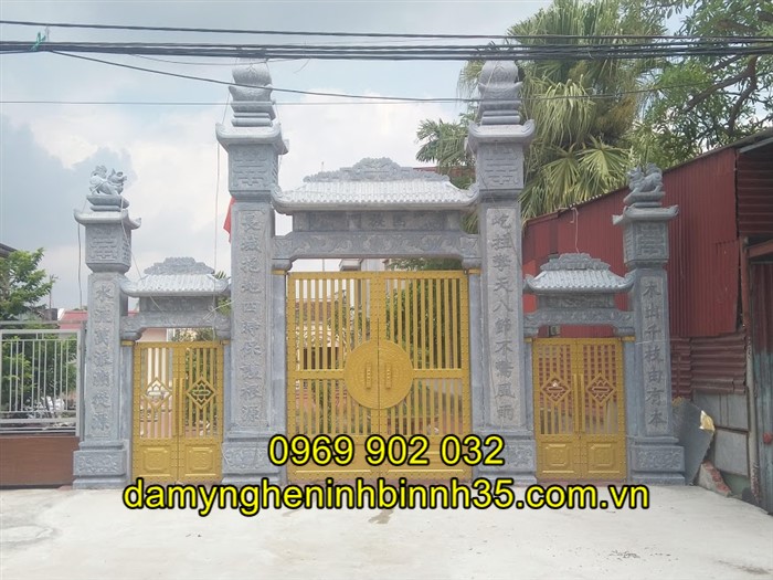 Mẫu cổng chùa đẹp tại Hải Dương