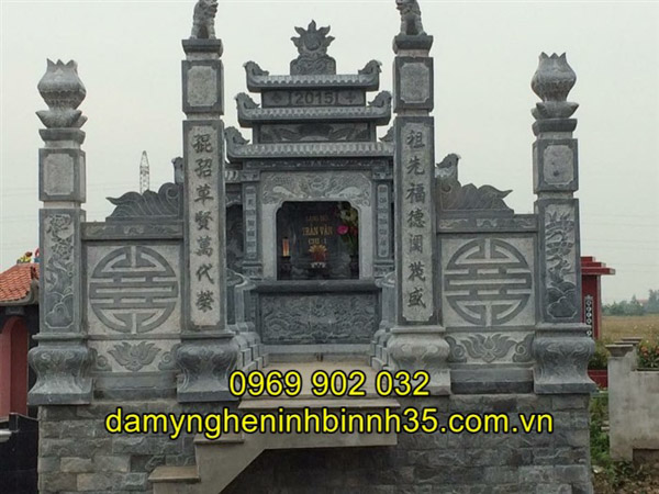 mẫu cổng đá đình chùa